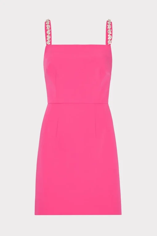 MILLY Pink Dresses-Adella Cady Mini Dress