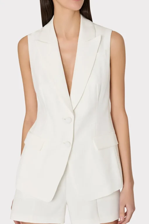 MILLY Jumpsuits & Rompers-Alba Sleeveless Blazer