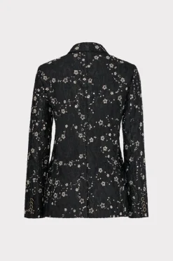 MILLY Coats & Jackets-Alexa Beaded Blazer