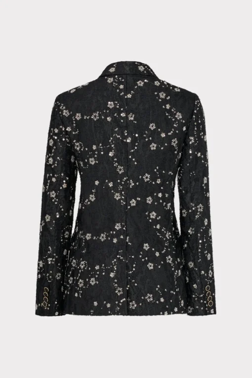 MILLY Coats & Jackets-Alexa Beaded Blazer