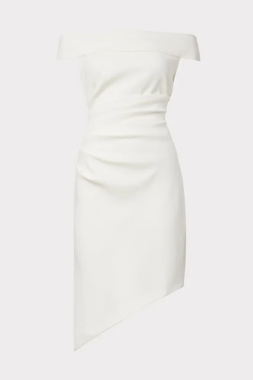 MILLY White Dresses-Ally Cocktail Dress