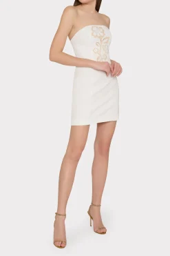MILLY White Dresses-Angel Carnation Cady Dress