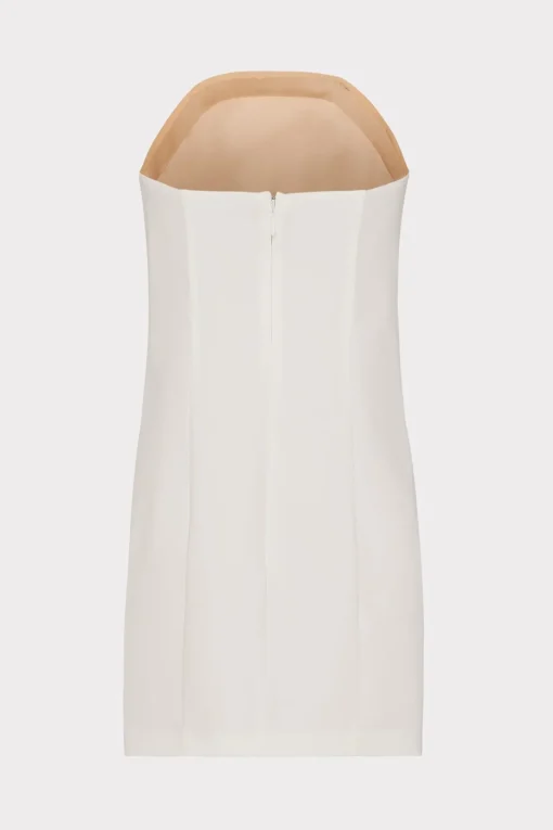 MILLY White Dresses-Angel Carnation Cady Dress