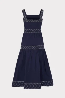 MILLY Sundresses-Annette Poplin Midi Dress