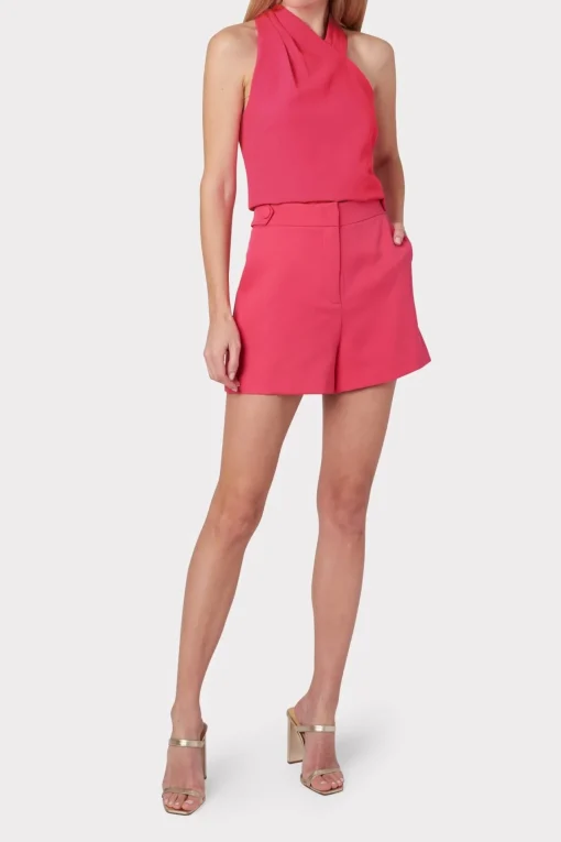 MILLY Shorts-Aria Cady Button Shorts