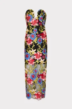 MILLY Guest Of Dresses-Artem Spanish Garden Embroidery Dress
