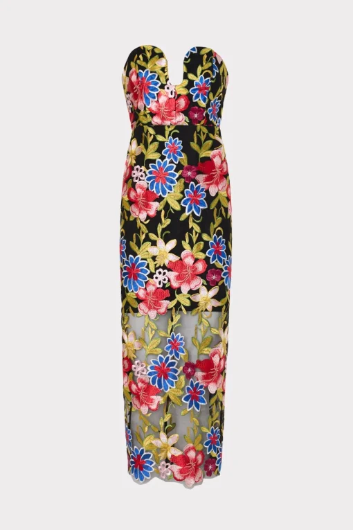MILLY Guest Of Dresses-Artem Spanish Garden Embroidery Dress