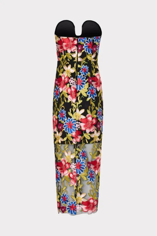 MILLY Guest Of Dresses-Artem Spanish Garden Embroidery Dress