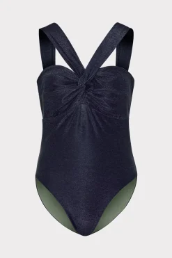 MILLY Jumpsuits & Rompers-Betsy Bandeau Shimmer One Piece