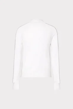 MILLY Sweaters & Knits-Crystal Racer Turtleneck