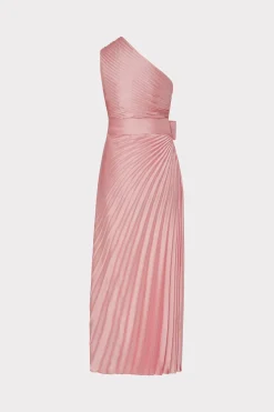 MILLY Pink Dresses-Estelle Satin Dress
