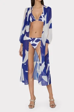 MILLY Jumpsuits & Rompers-Fiona Grand Foliage Cover-Up