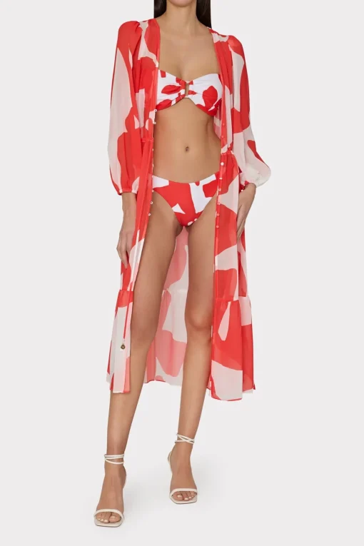 MILLY Cover-Ups-Fiona Grand Foliage Cover-Up