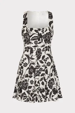 MILLY Sundresses-Flowers Of Spain Linen Mini Dress