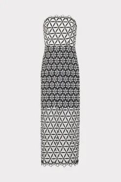 MILLY Little Black Dresses-Geo Star Lace Dress
