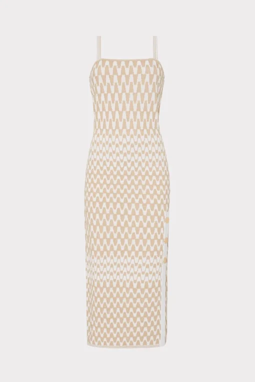 MILLY Sweaters & Knits-Gradient Zig Zag Midi Dress
