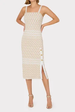 MILLY Sweaters & Knits-Gradient Zig Zag Midi Dress