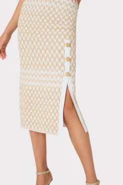 MILLY Sweaters & Knits-Gradient Zig Zag Midi Dress