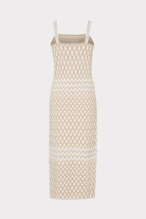 MILLY Sweaters & Knits-Gradient Zig Zag Midi Dress