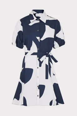 MILLY Mini Dresses-Grand Foliage Poplin Dress