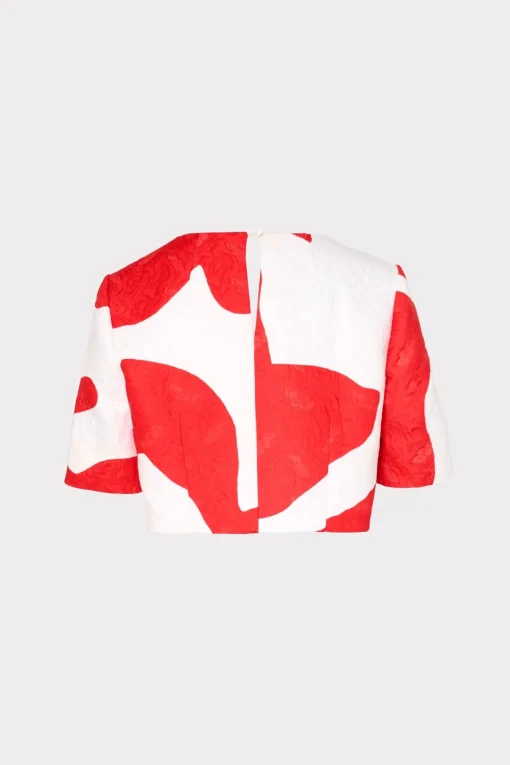 MILLY Matching Sets-Grand Foliage Top