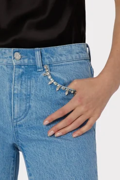 MILLY Pants-Hali Crystal Embellished Jeans