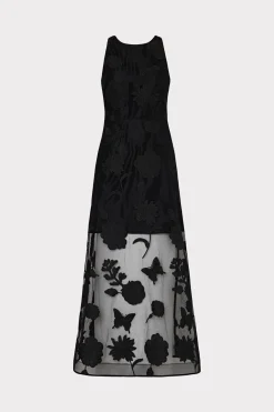 MILLY Guest Of Dresses-Hannah 3D Butterfly Embroidery Dress