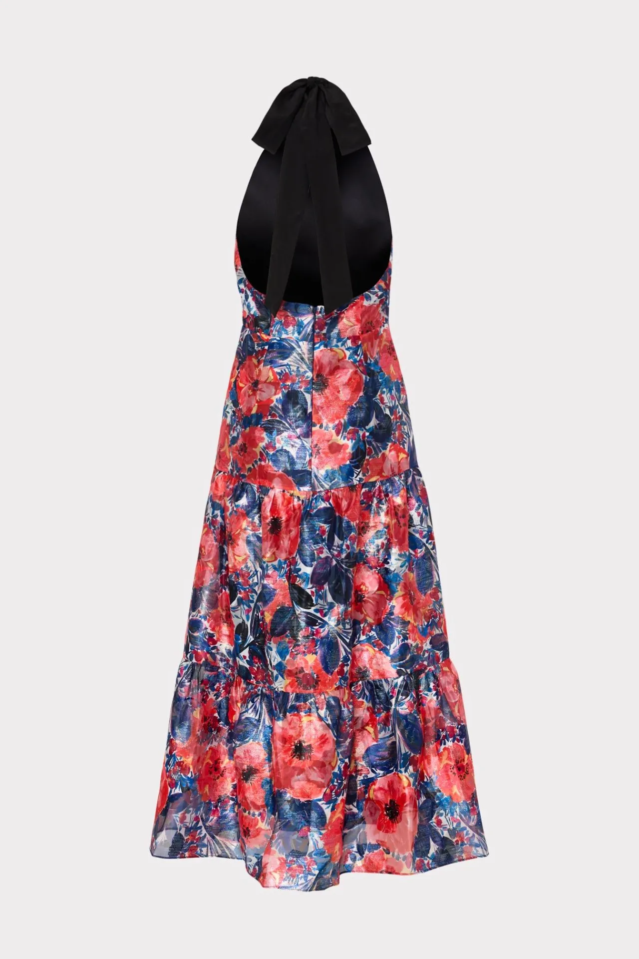 MILLY Cocktail Dresses-Hayden Watercolor Poppy Jacquard Dress