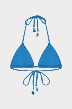 MILLY Jumpsuits & Rompers-Jacquard String Bikini Top