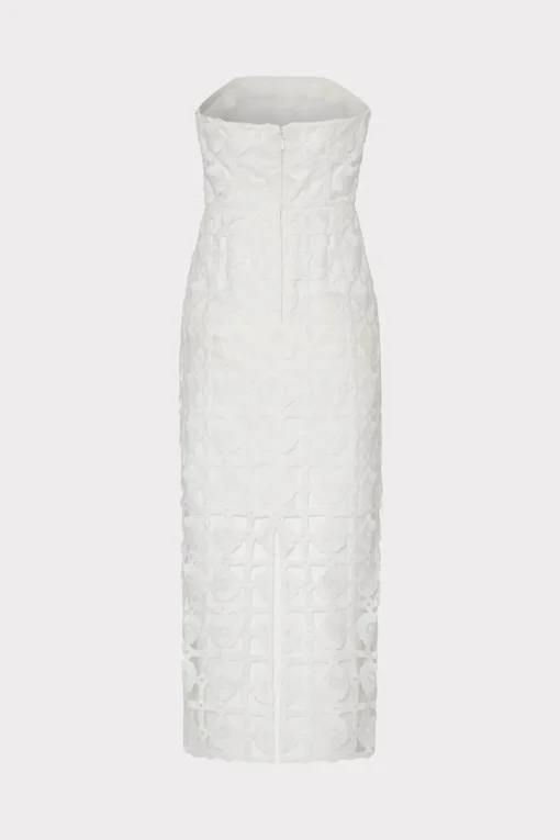 MILLY White Dresses-Kait Tile Lace Dress