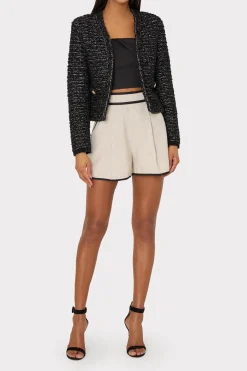 MILLY Sweaters & Knits-Knit Textured Boucle Cardigan Jacket
