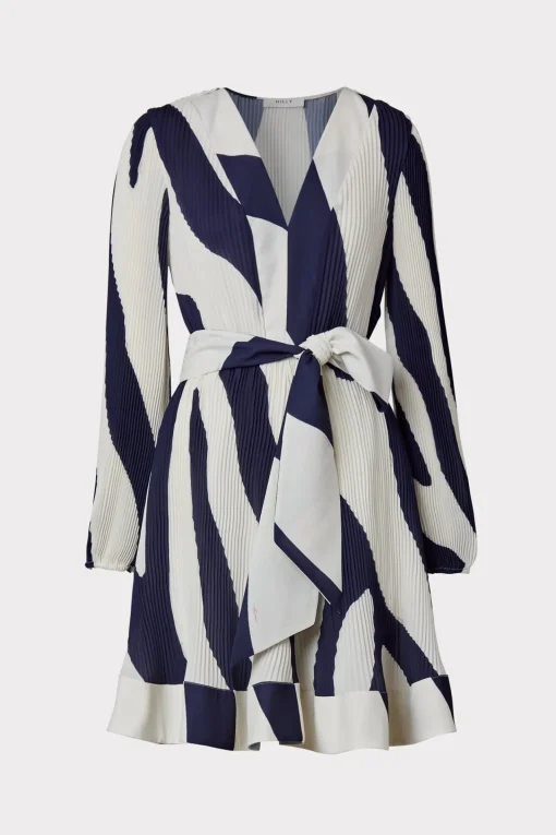 MILLY Mini Dresses-Liv Zebra Print Dress