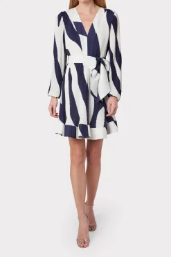 MILLY Mini Dresses-Liv Zebra Print Dress