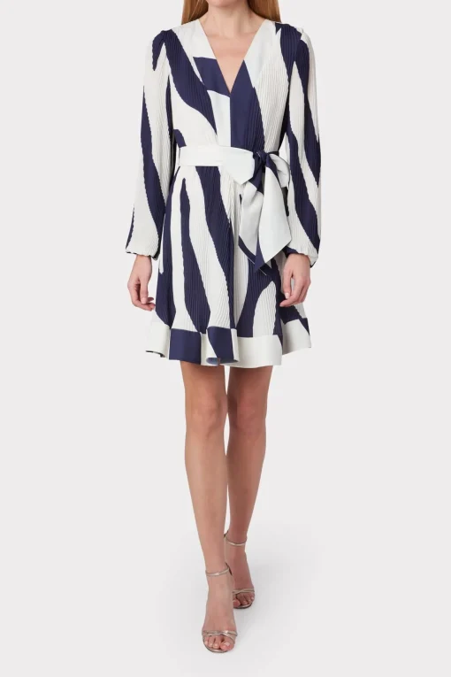 MILLY Mini Dresses-Liv Zebra Print Dress