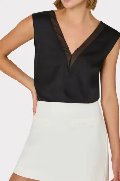 MILLY Jumpsuits & Rompers-Lizzy Cady Mini Skirt