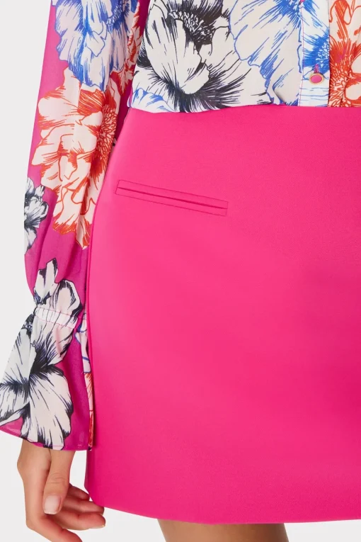 MILLY Skirts-Lizzy Cady Mini Skirt