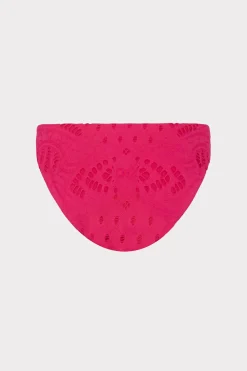 MILLY Bikinis-Margot Lace Eyelet Bikini Bottom