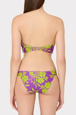 MILLY Jumpsuits & Rompers-Marigold Aroma Ruched Sides Bikini Bottom