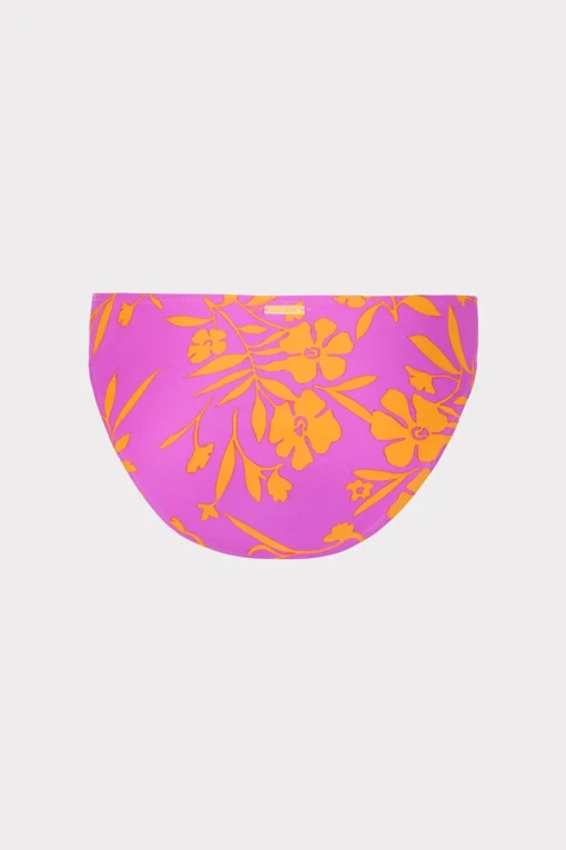 MILLY Bikinis-Marigold Aroma Ruched Sides Bikini Bottom