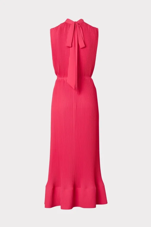 MILLY Guest Of Dresses-Melina Solid Pleated Dress