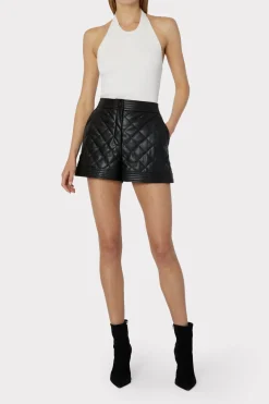 MILLY Sweaters & Knits-Metal Neck Trim Halter Top