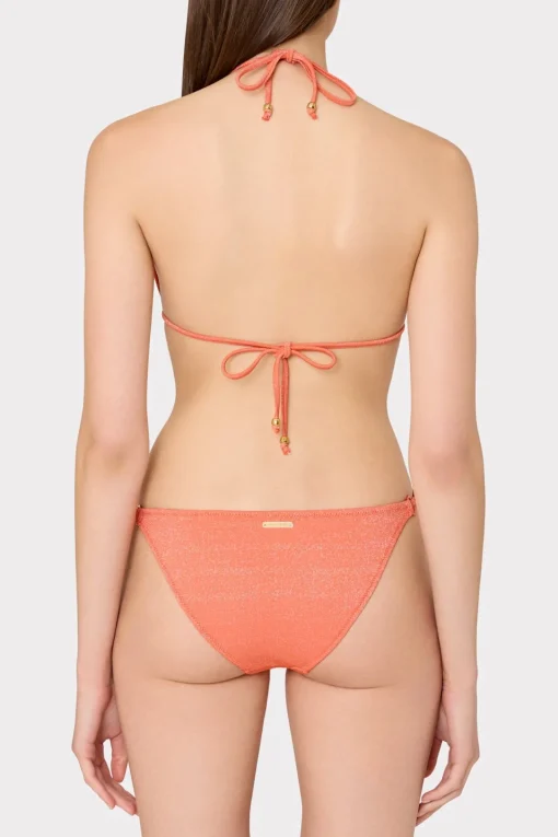 MILLY Jumpsuits & Rompers-Metallic Ring Bikini Bottom