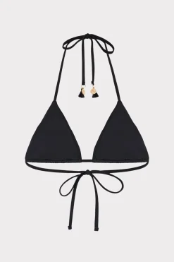 MILLY Jumpsuits & Rompers-Millie Diamond Heat Set Triangle Bikini Top