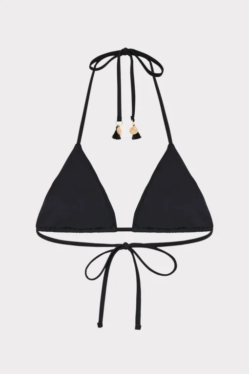 MILLY Jumpsuits & Rompers-Millie Diamond Heat Set Triangle Bikini Top