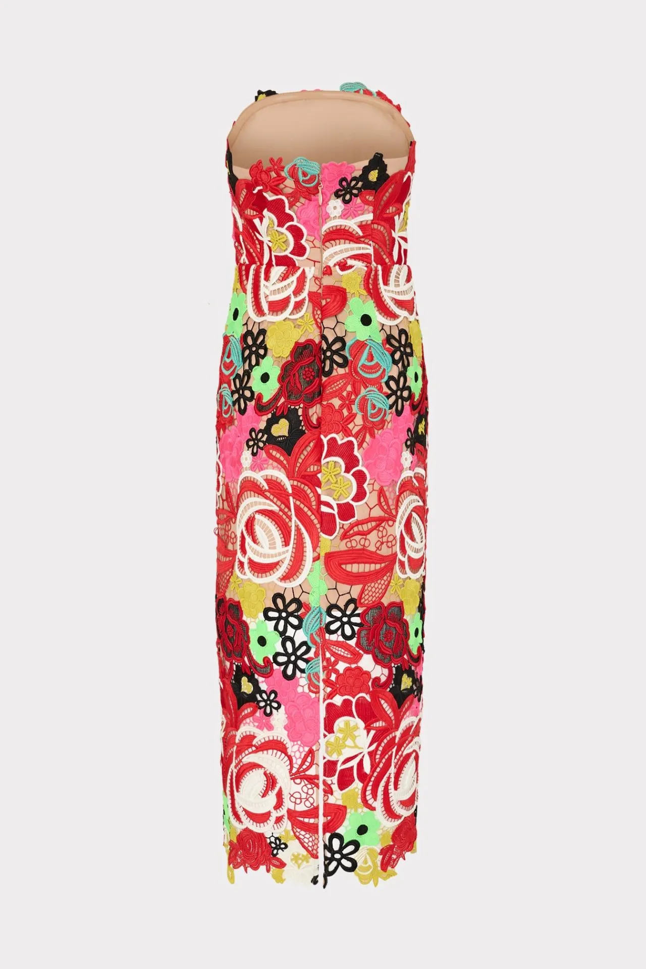 MILLY Jumpsuits & Rompers-Multi Color Lace Dress