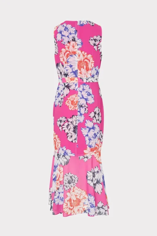 MILLY Guest Of Dresses-Nanci Petals In Bloom Ruffle Dress