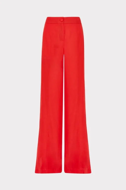 MILLY Matching Sets-Nash Viscose Twill Pants