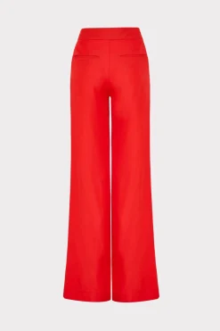 MILLY Matching Sets-Nash Viscose Twill Pants