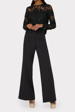 MILLY Jumpsuits & Rompers-Nori 3D Lace Shirt