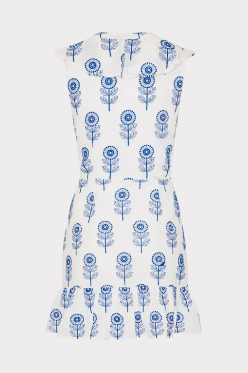 MILLY Mini Dresses-Novi Poppy Embroidery Wrap Dress